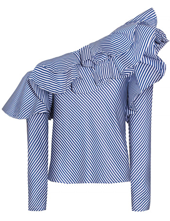 pixie-market-ruffle-stripe-blouse