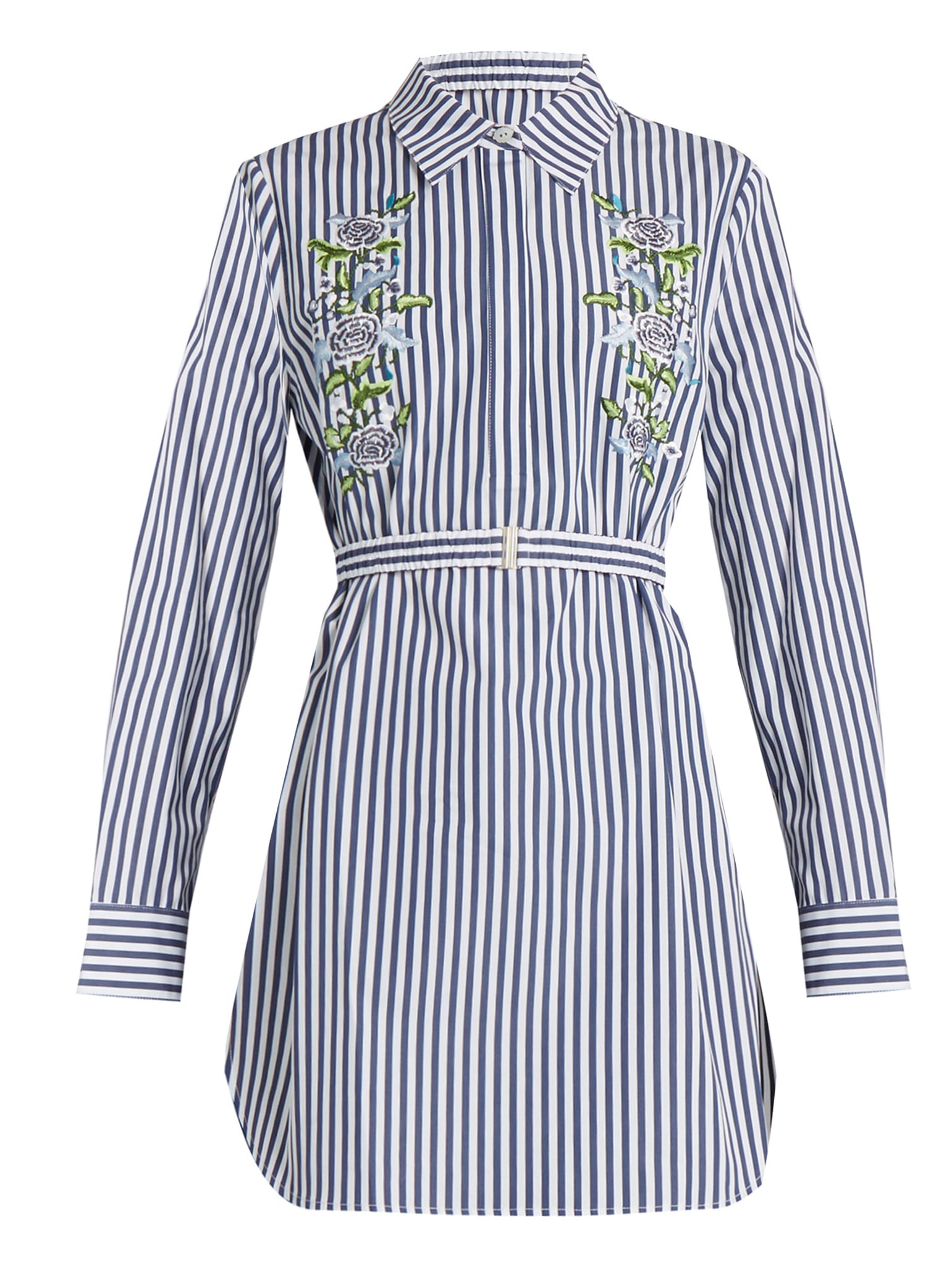 the fashion magpie adam lippes striped embroidered dress