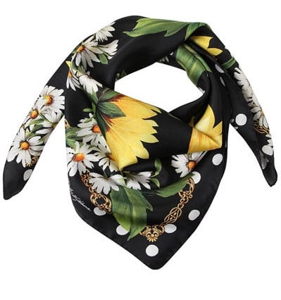 the fashion magpie dolce gabbana silk scarf