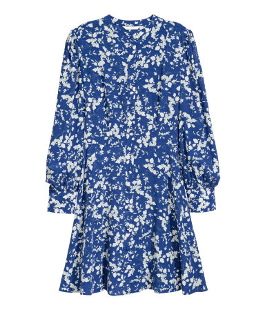 The Fashion Magpie Blue Floral Dress