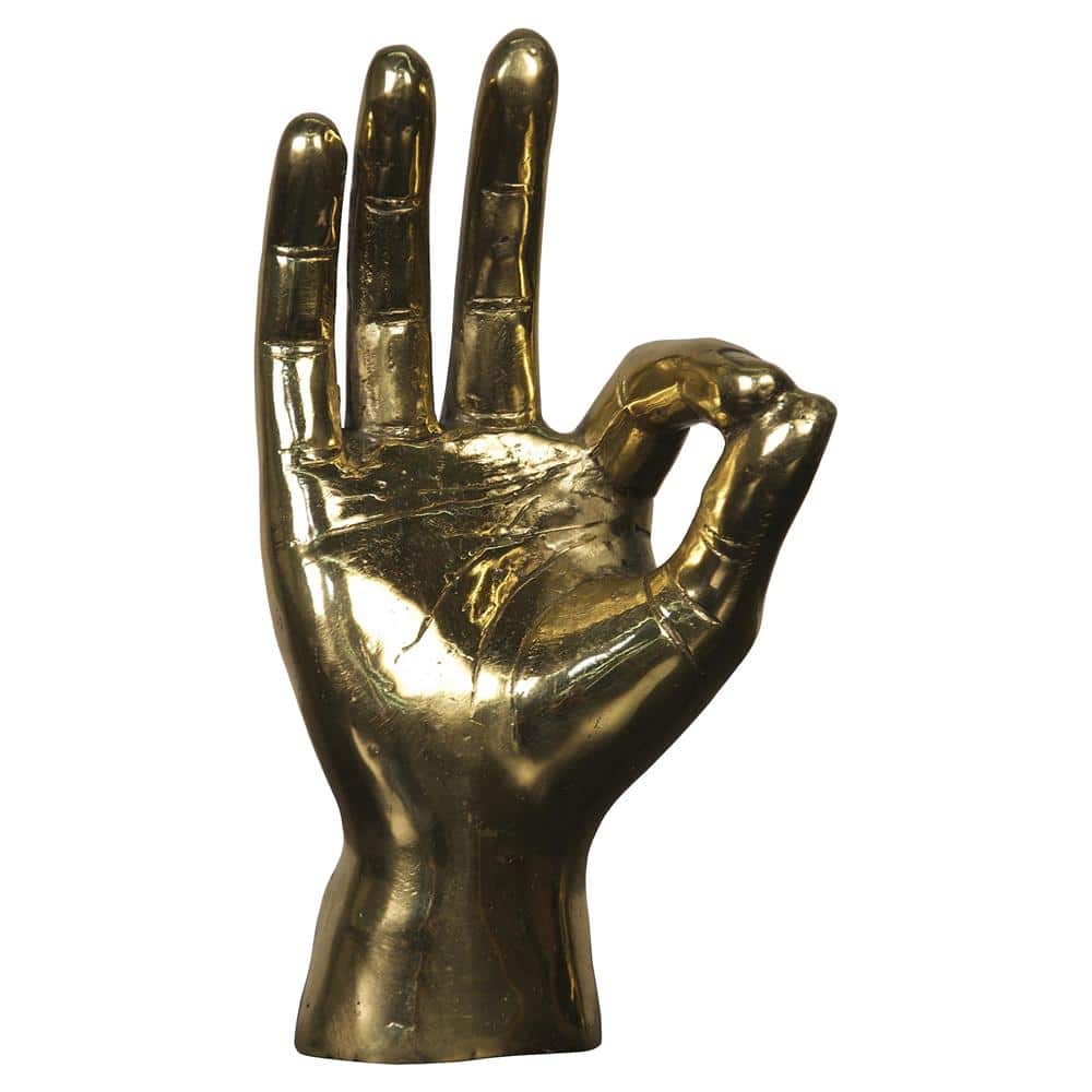 The Fashion Magpie Brass Hand