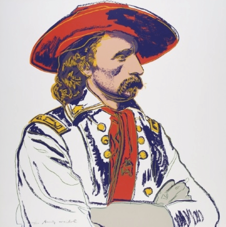 the fashion magpie andy warhol canvas general custer