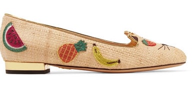 The Fashion Magpie Charlotte Olympia Fruit Kitty Flats