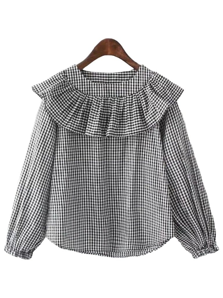 The Fashion Magpie Gingham Blouse