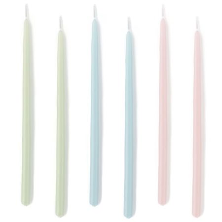 The Fashion Magpie Pastel Taper Candles