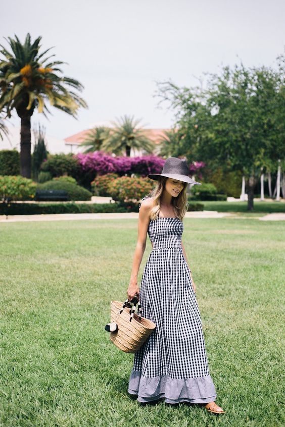 The Fashion Magpie Gingham Maxi