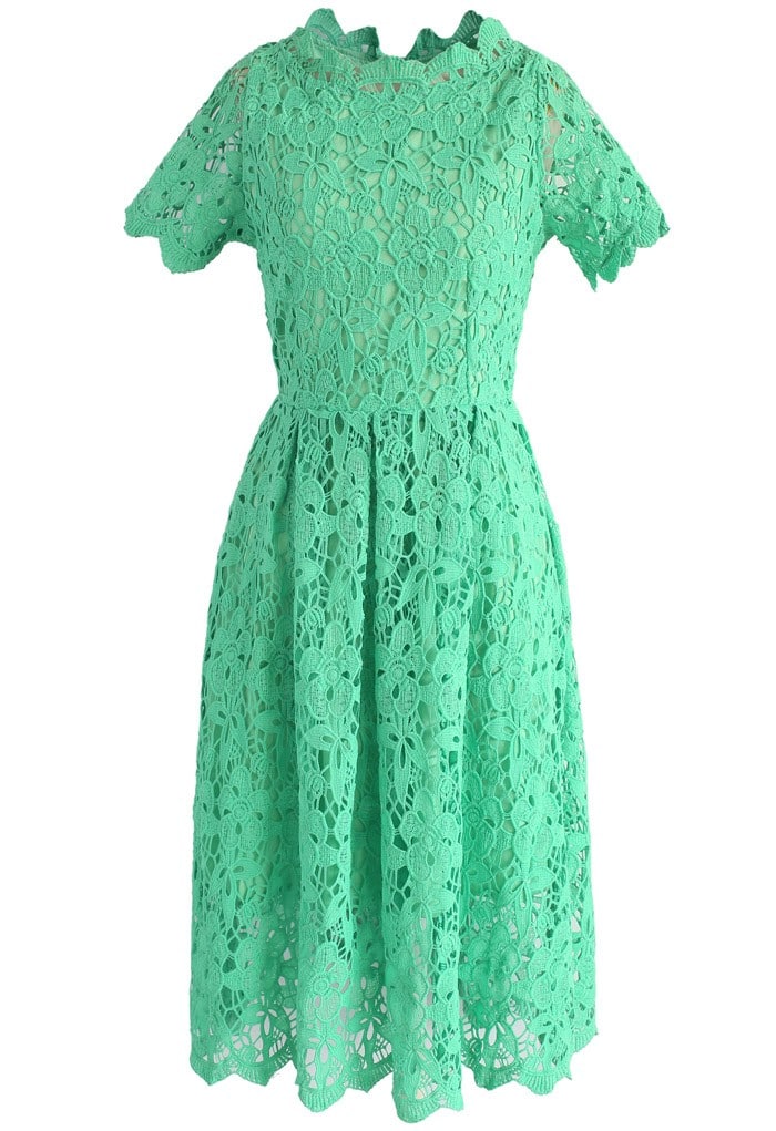 The Fashion Magpie Green Dress