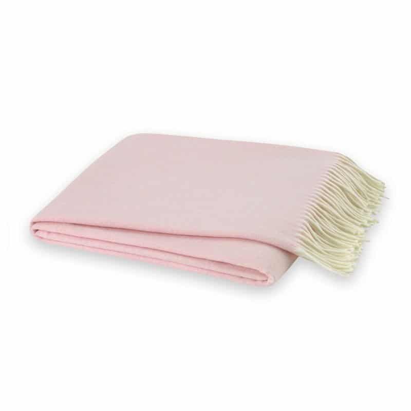 The Fashion Magpie Pink Throw