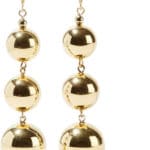 The Fashion Magpie Kenneth Jay Lane Gold Ball Earrings