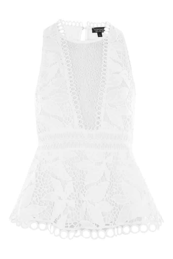 The Fashion Magpie TopShop Eyelet Top