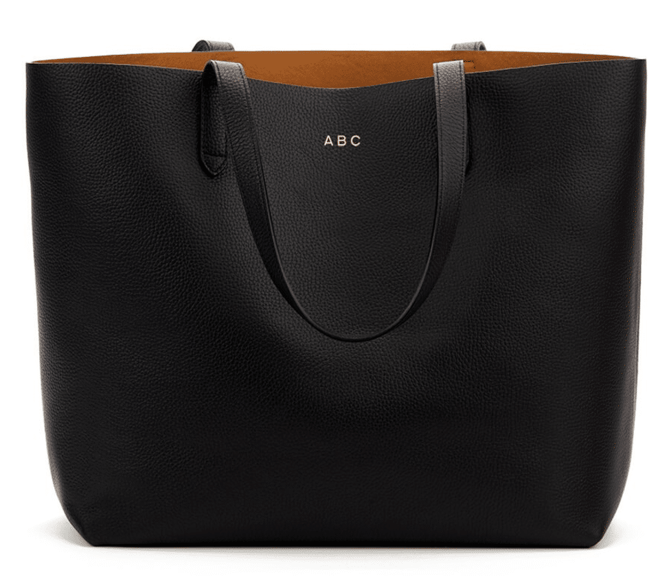 The Fashion Magpie Cuyana Structured Black Tote