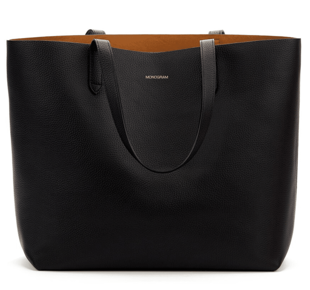 The Fashion Magpie Cuyana Structured Tote Black