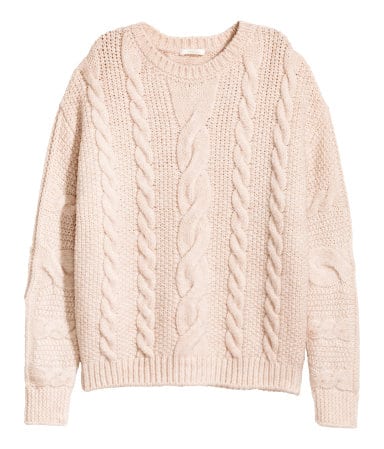 The Fashion Magpie H M Pink Cable Knit