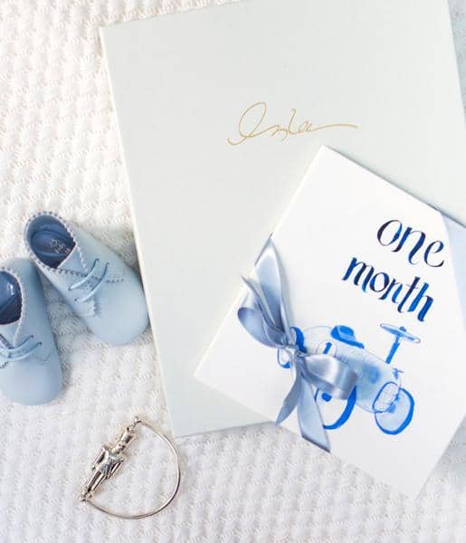 The Fashion Magpie Inslee Baby Boy Milestone Cards