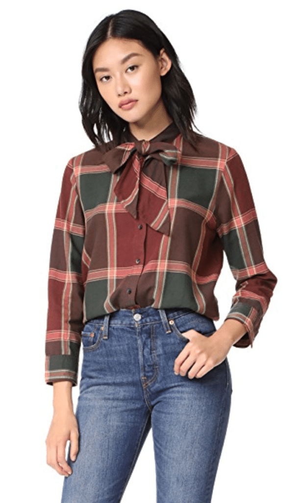 The Fashion Magpie Madewell Plaid Blouse