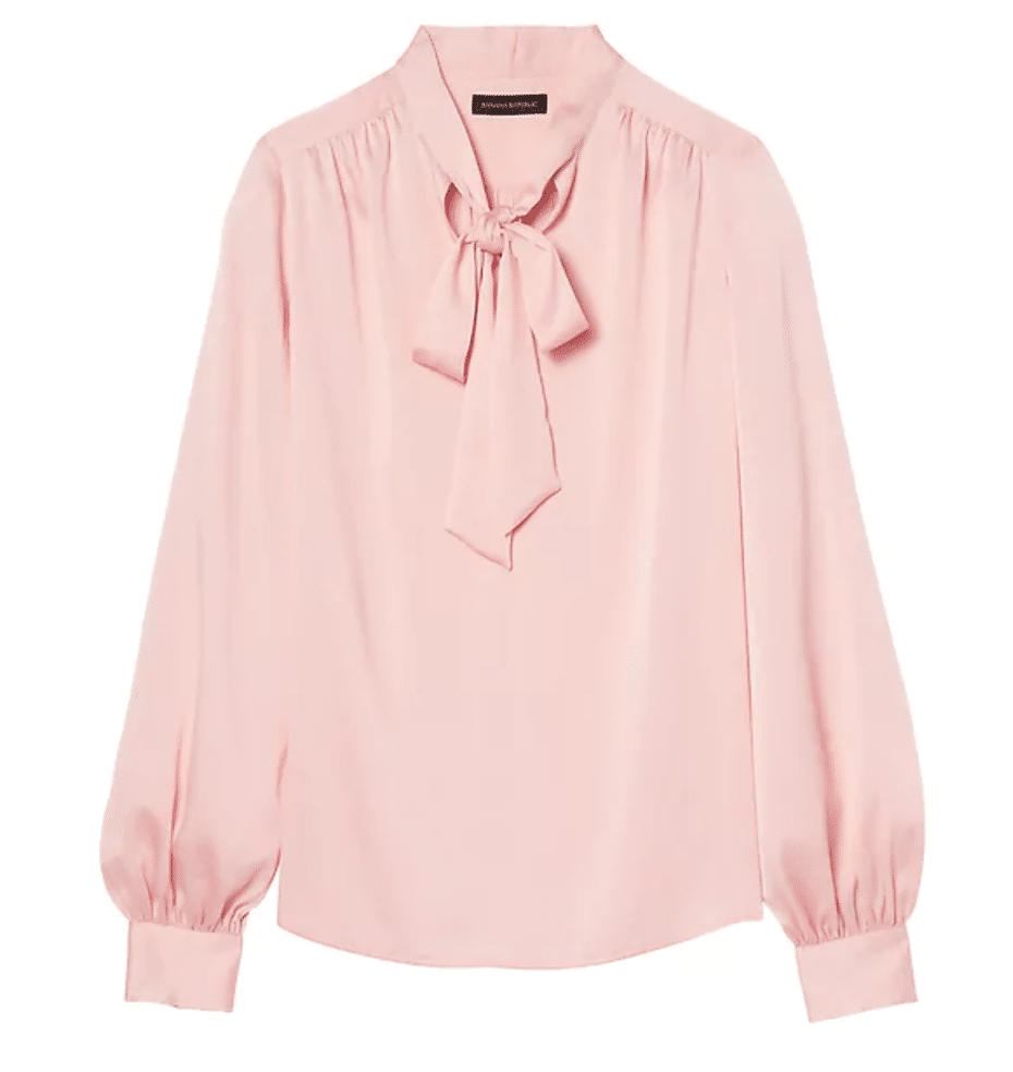The Fashion Magpie Pink Bow Blouse