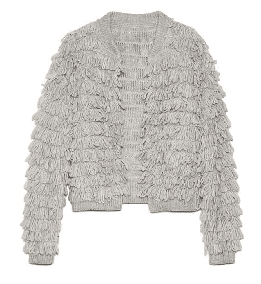 The Fashion Magpie Gap Loop Fringe Sweater