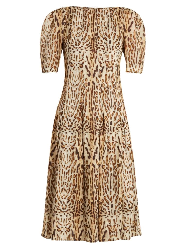 The Fashion Magpie Adam Lippes Leopard Dress