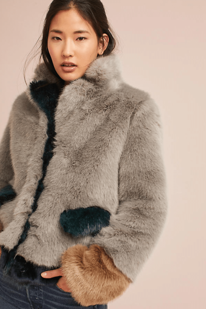 The Fashion Magpie Fur Crop Jacket