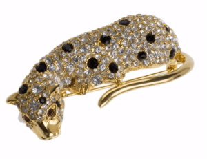 The Fashion Magpie KJL Leopard Pin