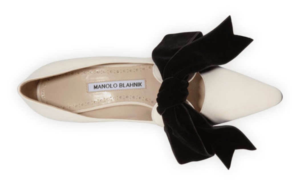 The Fashion Magpie Monolo Blahnik Bow Heel