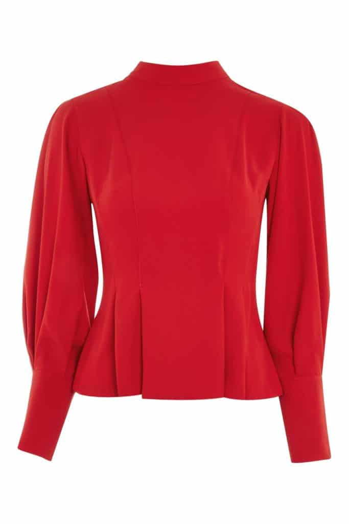 The Fashion Magpie TopShop Red Blouse