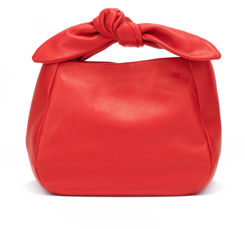 The Fashion Magpie Bow Clutch Red