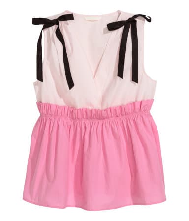 The Fashion Magpie VNeck Bow Top