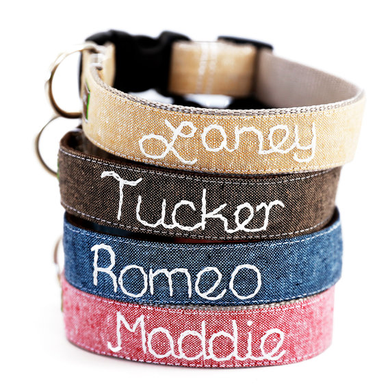 The Fashion Magpie Personalized Dog Collar
