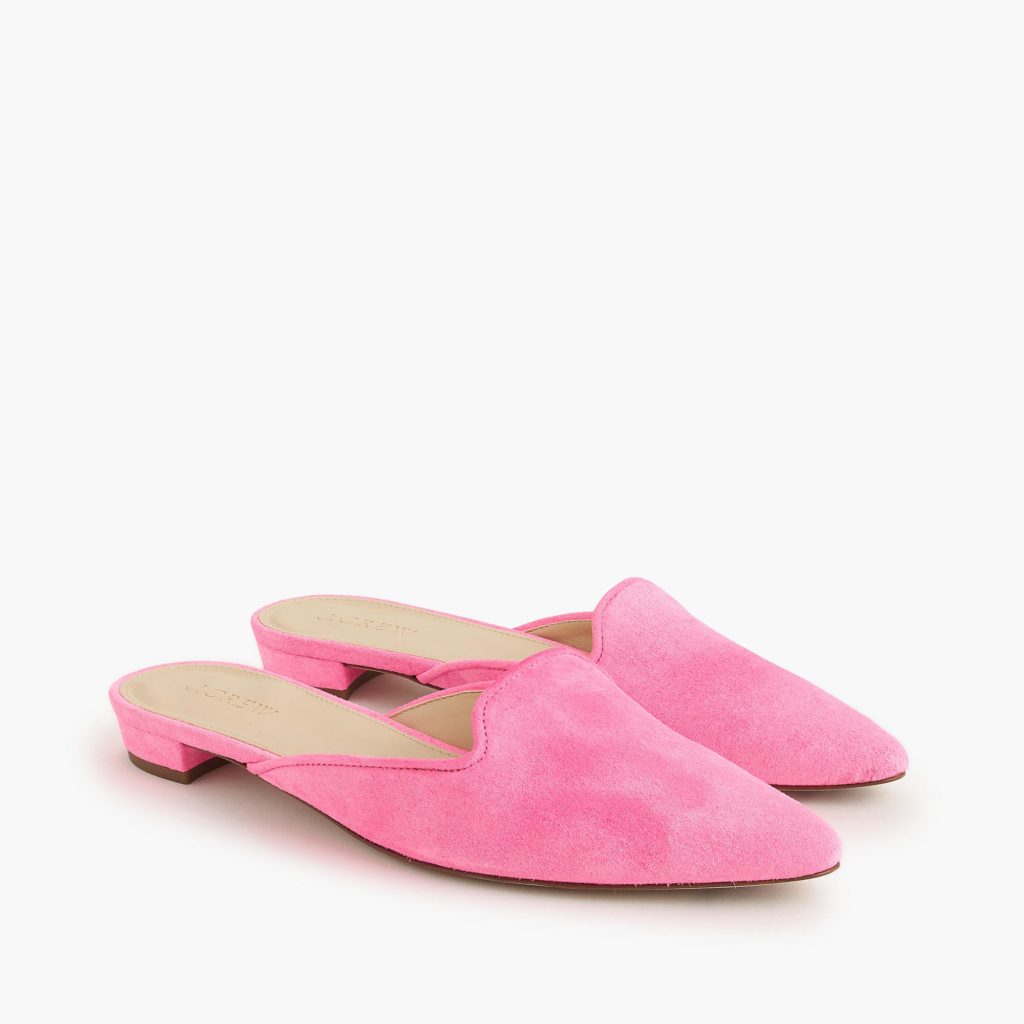 The Fashion Magpie Jcrew Pink Mules 1
