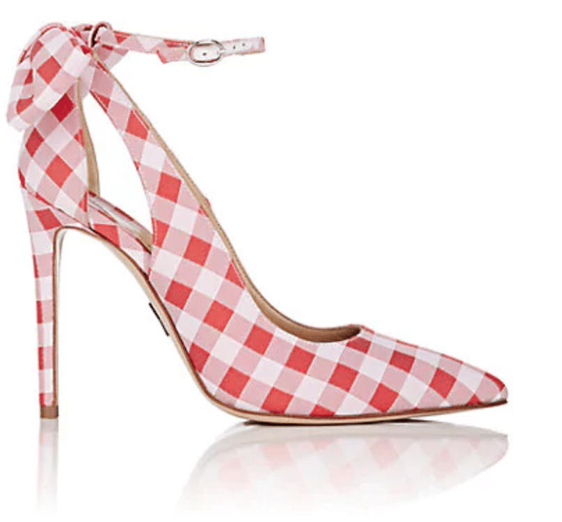 The Fashion Magpie Gingham Heels 1