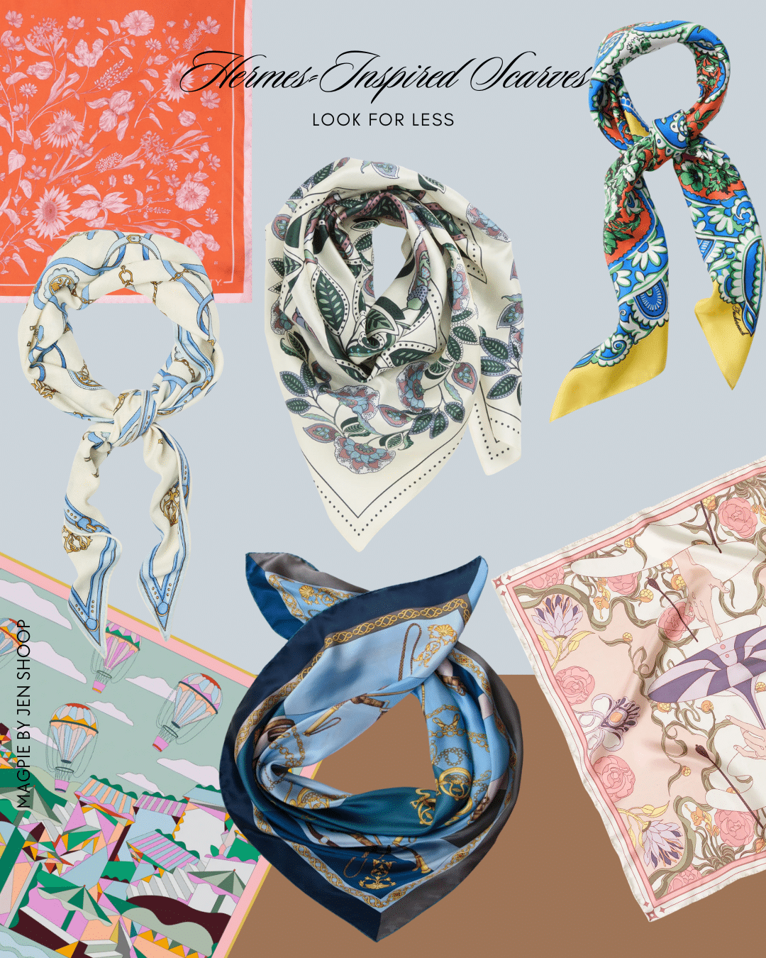 hermes scarf lookalike