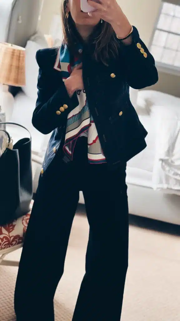 hermes scarf styling