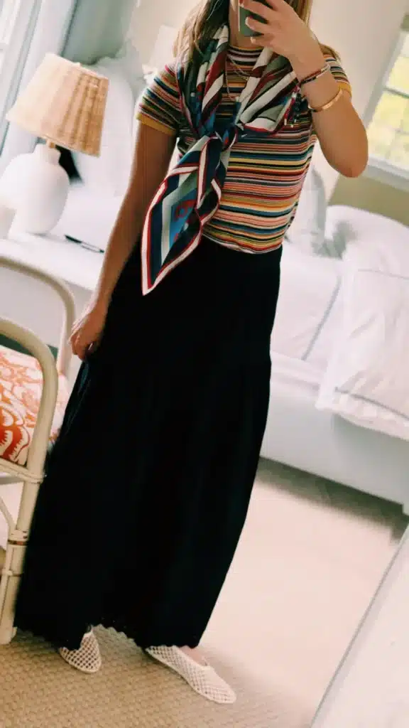 hermes scarf styling