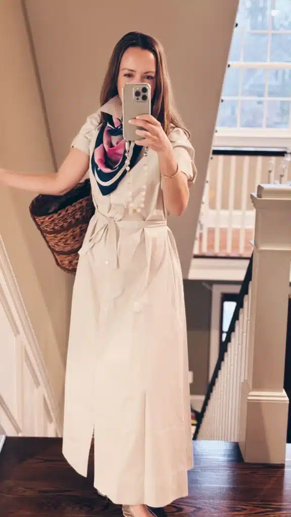 hermes scarf styling