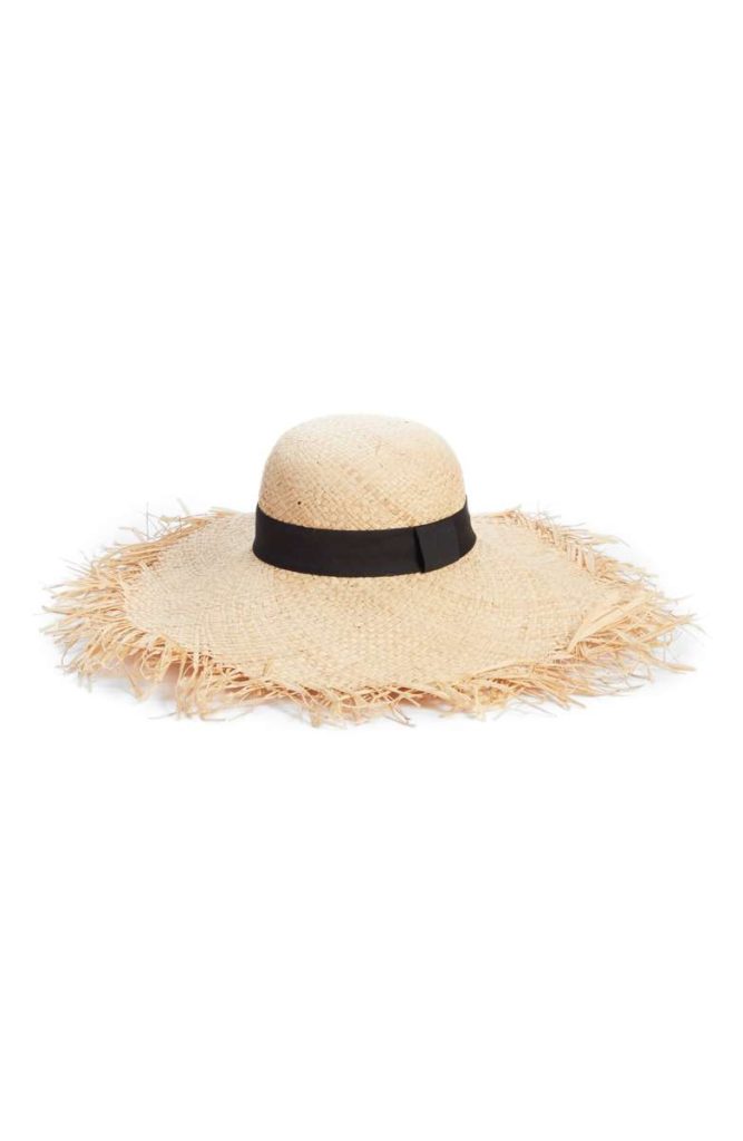 The Fashion Magpie Frayed Straw Hat