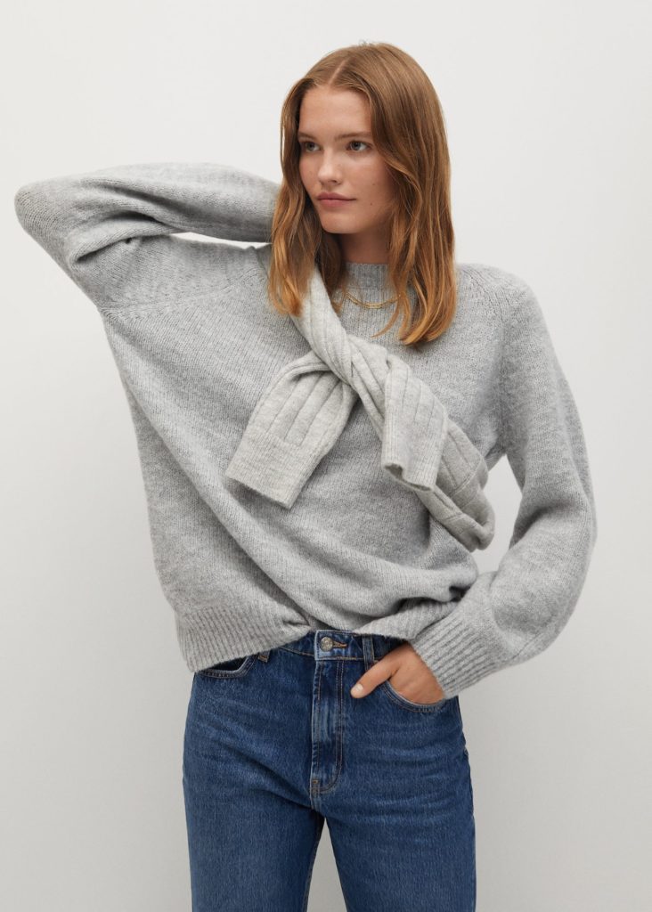 Microtrend: Sweater as Accessory.