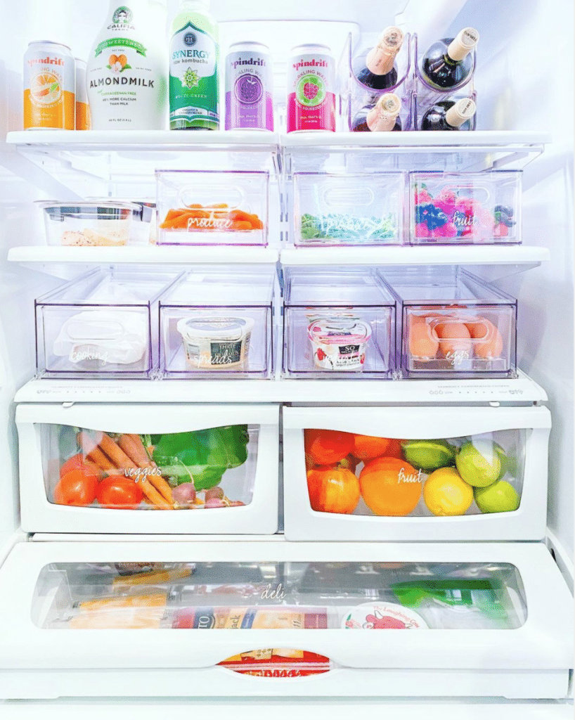 the home edit fridge organization