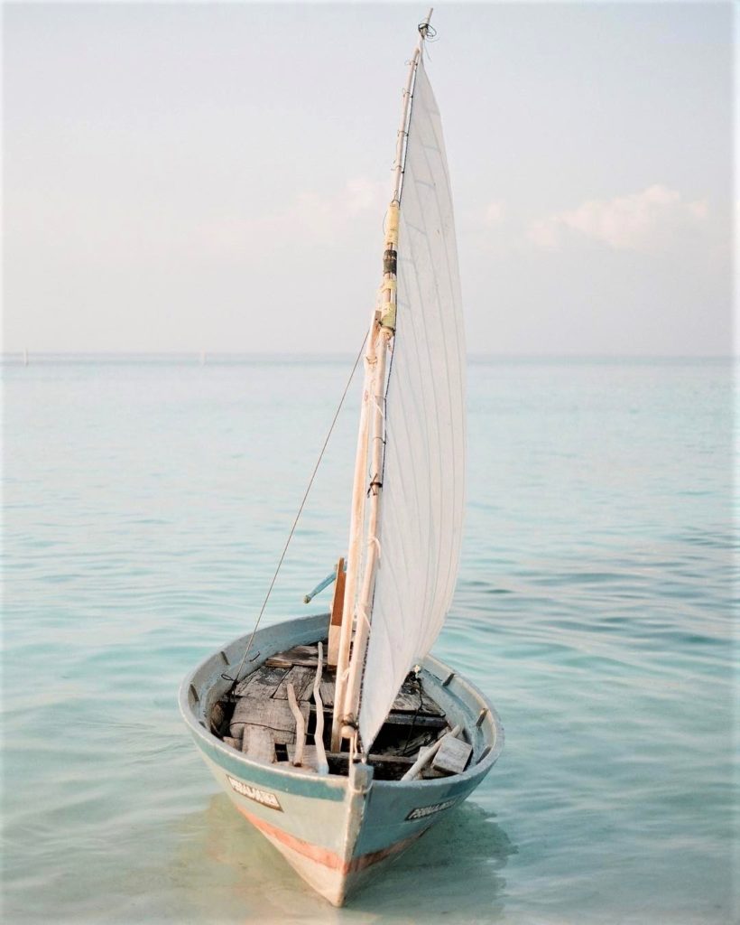 sailboat on blue water