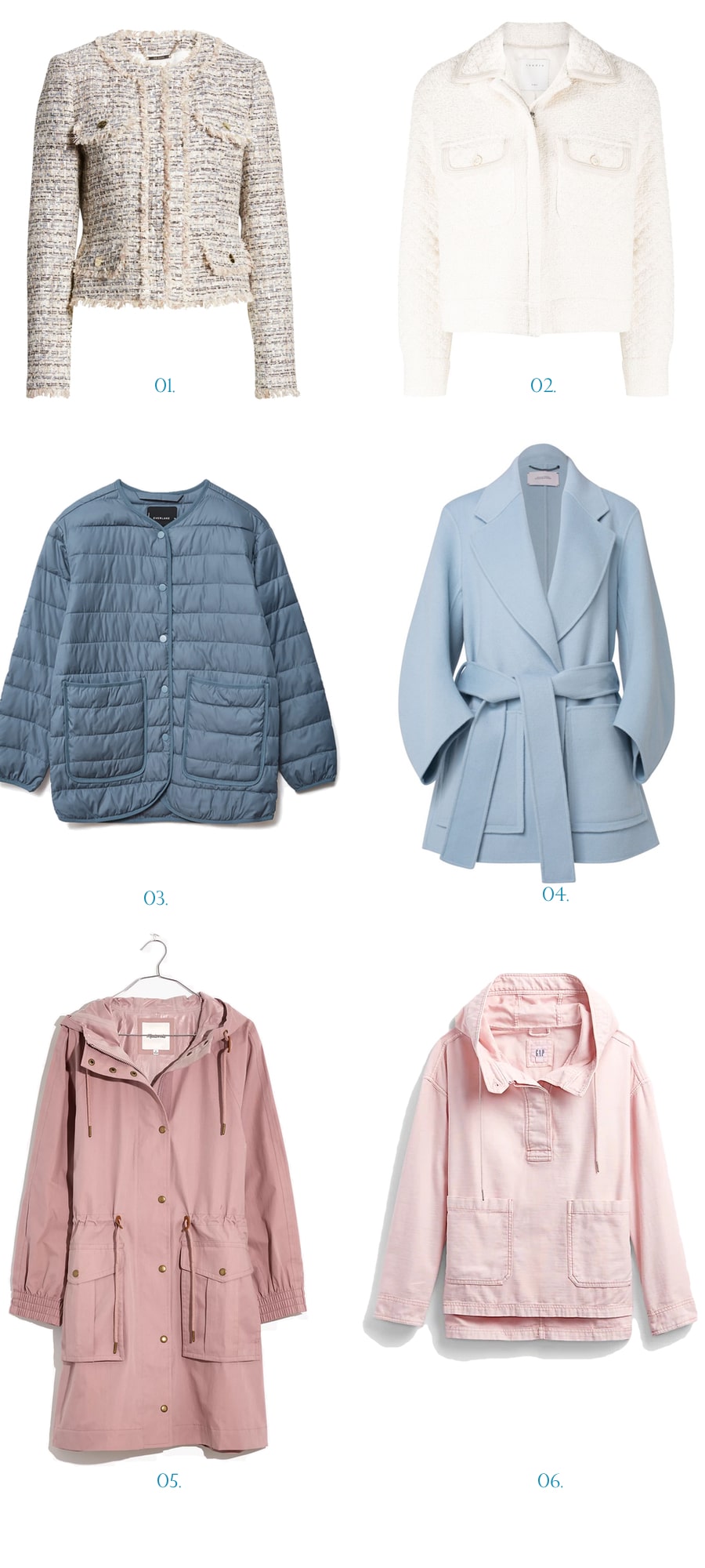 Transitional Jackets for Spring.