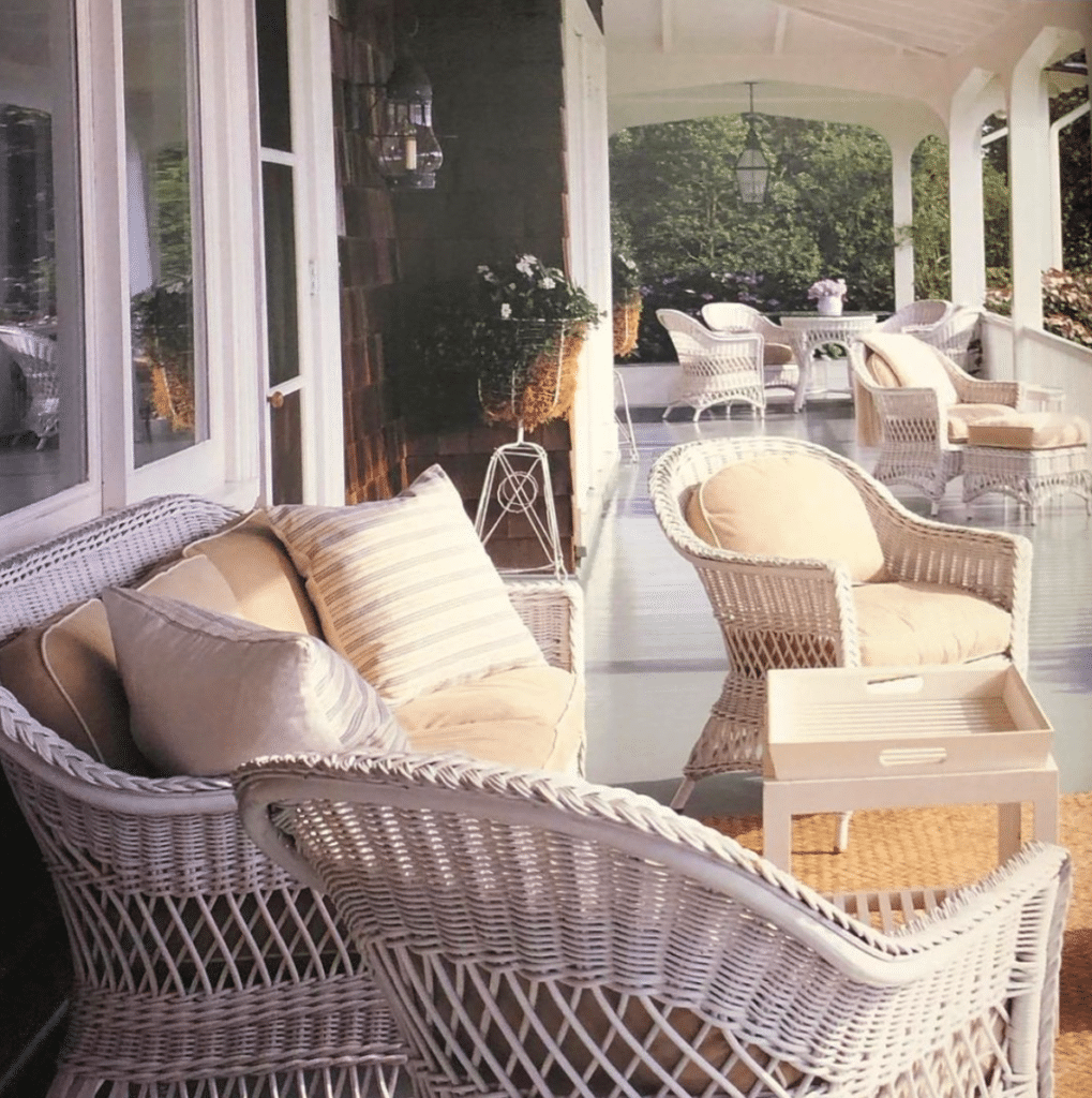 wicker patio furniture