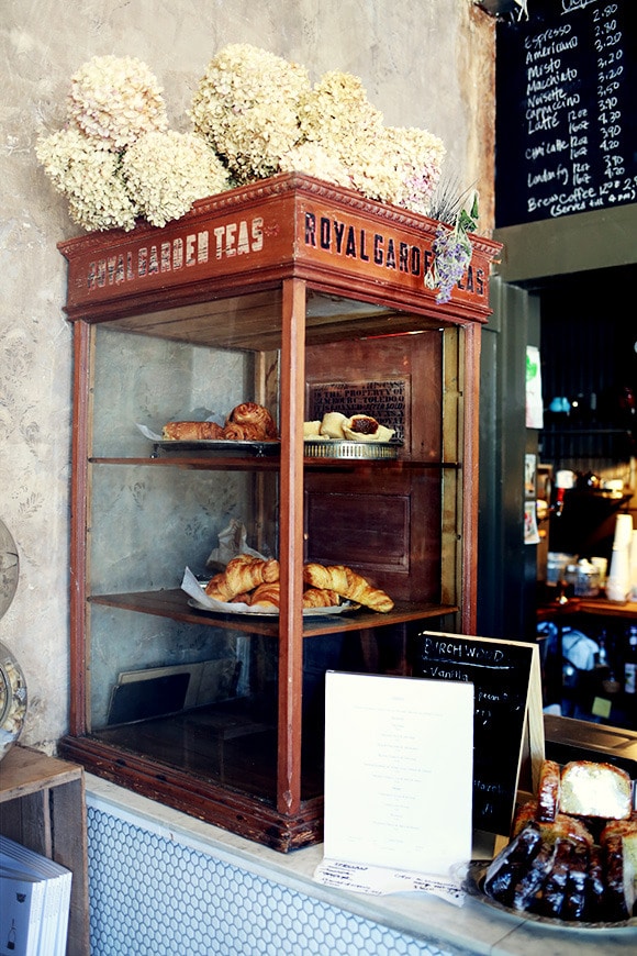 french pastry case
