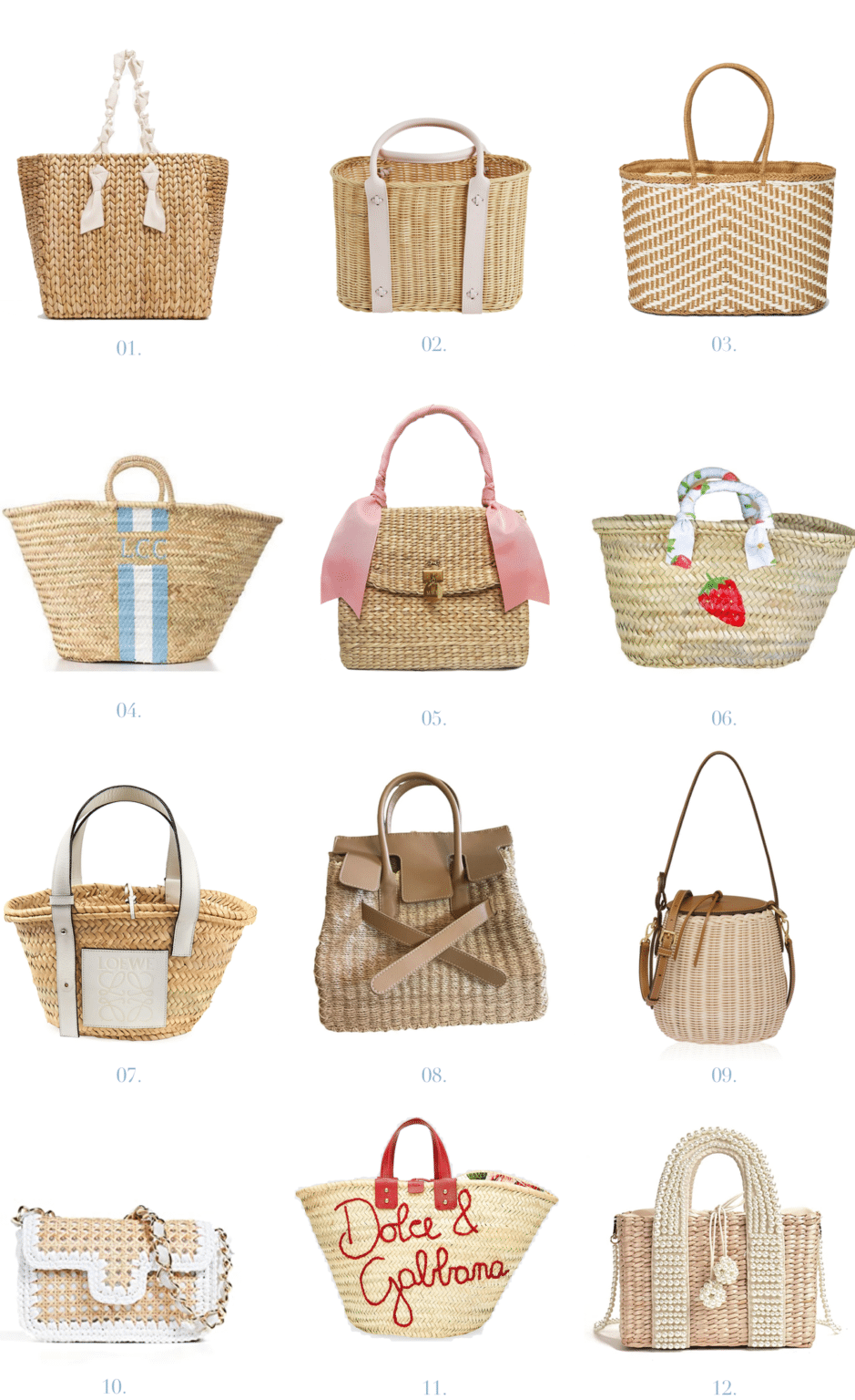 Best Straw Bags for Summer.