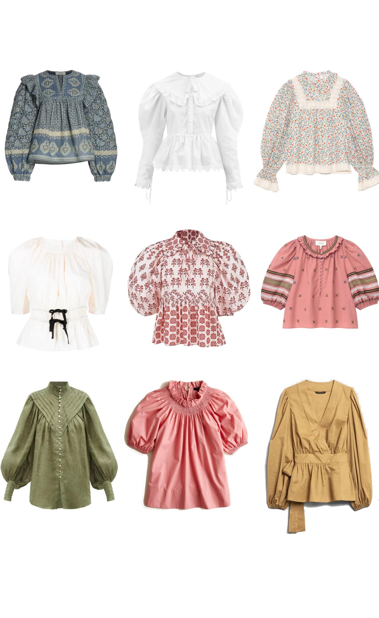 late summer blouses
