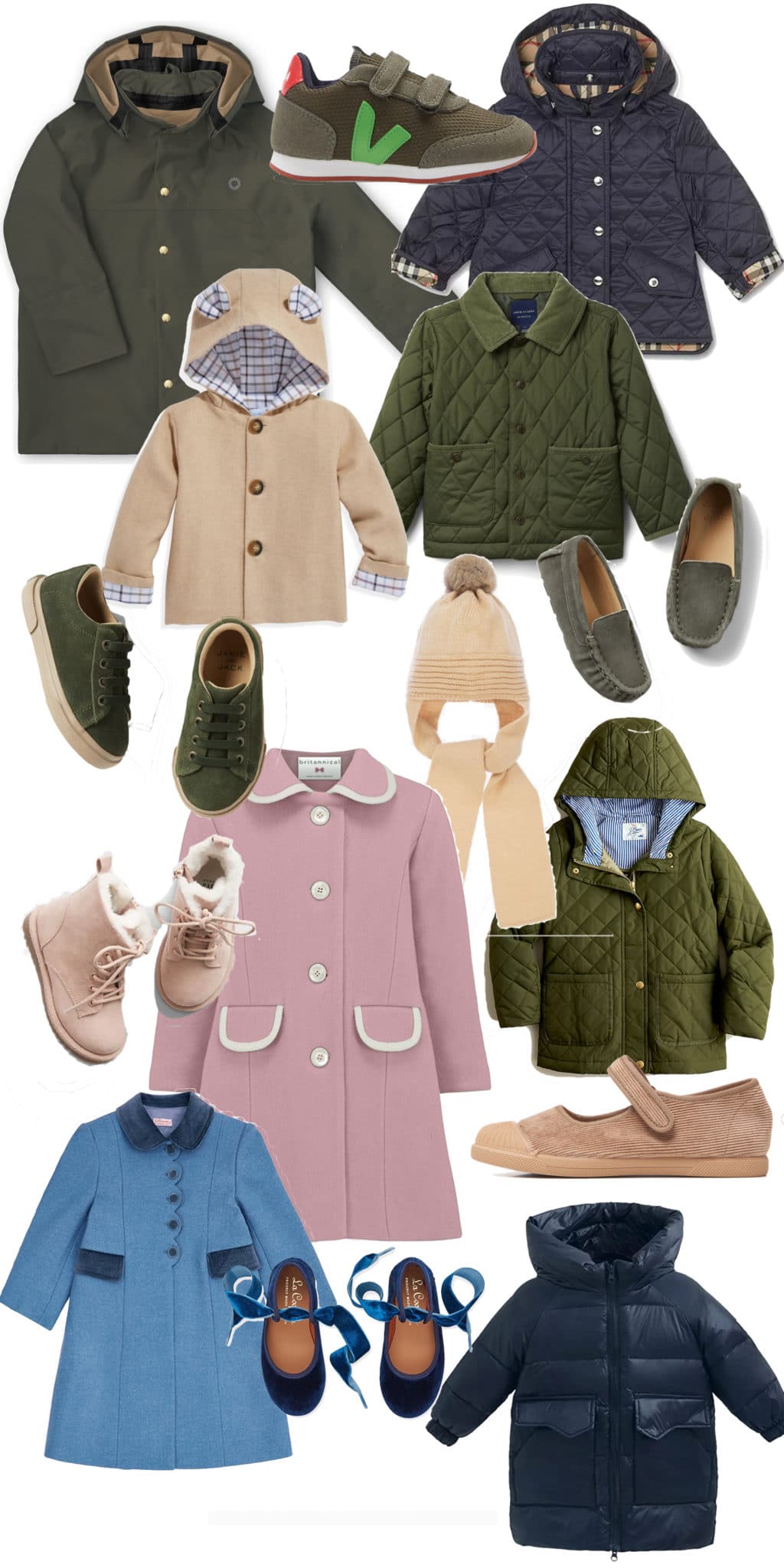 fall 2021 childrens coats and shoes
