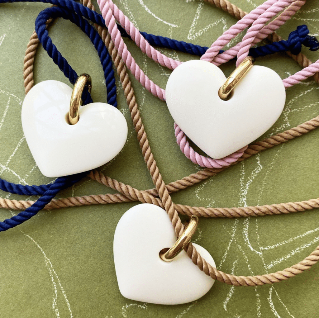 heart necklaces aurelia demark