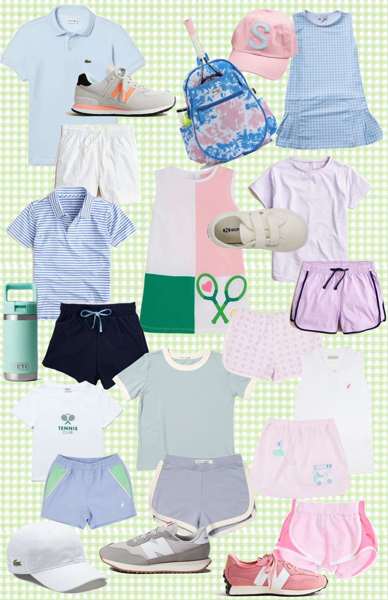 Children's Athletic + Camp Outfits.