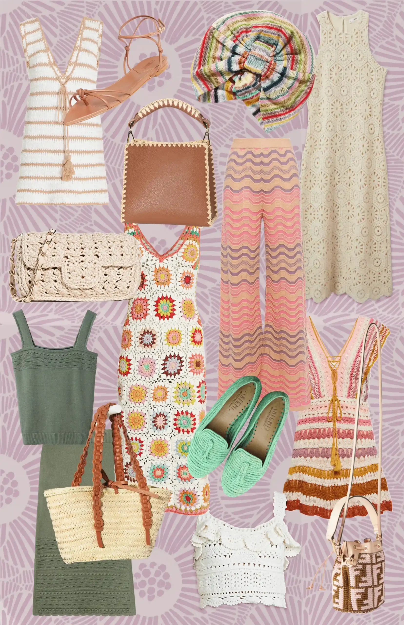 spring crochet fashion