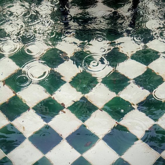 rain on the marble floor