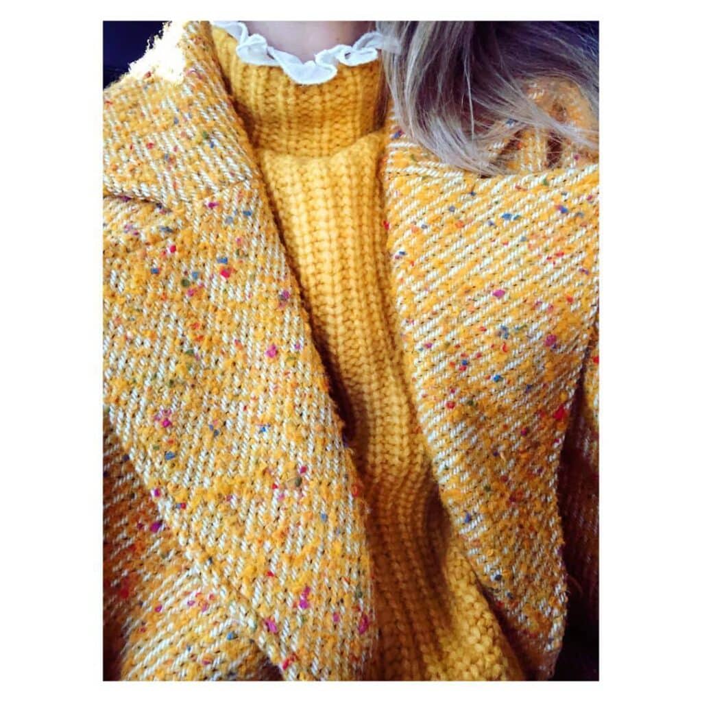 marigold colored fall fashion
